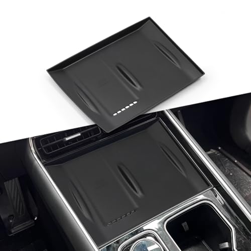 Accessoires de rangement Chery Tiggo 8 L plateau de console centrale inférieure TPE noir