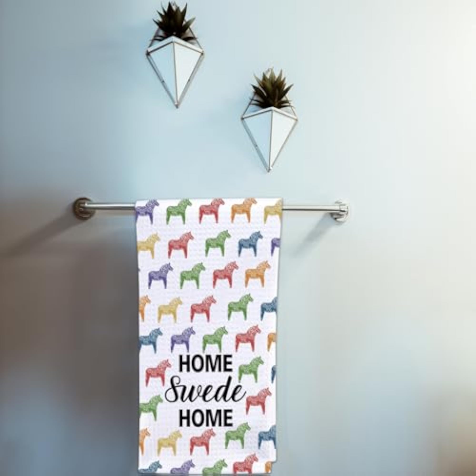 Sweden Gift Swedish Dala Horse Kitchen Towel