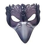 BESPORTBLE Krähenmaske Party-Cosplay Halloween -Vögel Party dekorative Masken Krähe Kostüm Schnabelmaske halloween costume halloween kleidung mask lustige Maskerademaske PU-