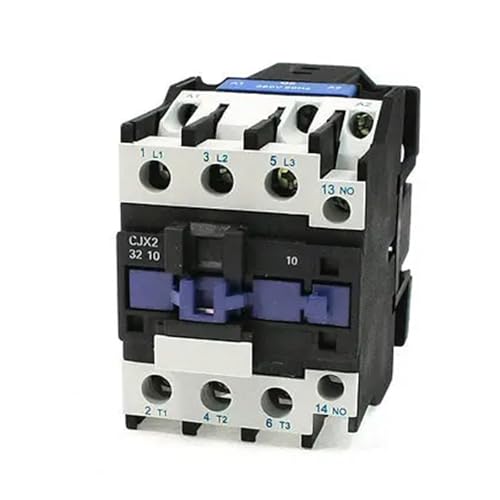 Contacteur CJX2-32 rail DIN tripolaire 380V 50A doté d'une bobine de commande 220VAC