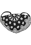 Mister Tee Urban Classics Unisex Bandana Face Mask 2-Pack Alltagsmaske, MT1375, Einheitsgröße, black/white