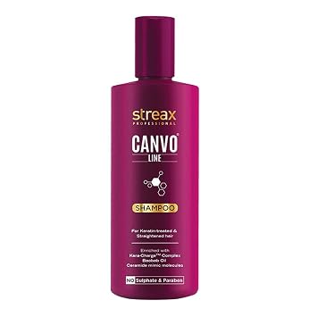 Streax Professional Canvoline Post-Care Shampoo, 300ml