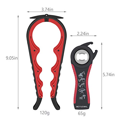 Jar-Opener-Bottle-Opener-for-Weak-Hands-5-in-1-Multi-Function-Can-Opener-Bottle-Opener-Kit-with-Silicone-Handle-Easy-to-Use-for-Children-Elderly-and-Arthritis-Sufferers-New-red