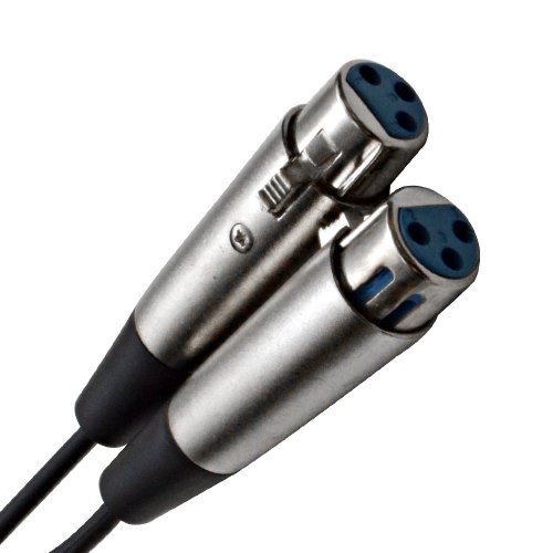 SEISMIC AUDIO SA-Y4.3 4 Pack Cables Splitter XLR 3 Pies miniatura 4