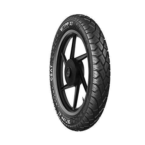 Ceat Gripp X3 Tt 3.00-17 50P Tube-Type Bike Tyre, Rear (105851)