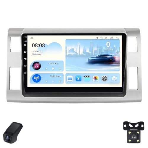 Genérico Autoestéreo para Toyota Previa XR50 3 Estima AHR20 2006-2019 Android CarPlay con Pantalla táctil de 9 Pulgadas 1280×720 Autoestéreo/SWC/Bluetooth/FM Am RDS DSP/WiFi/GPS/ADAS DVR(B,L300)