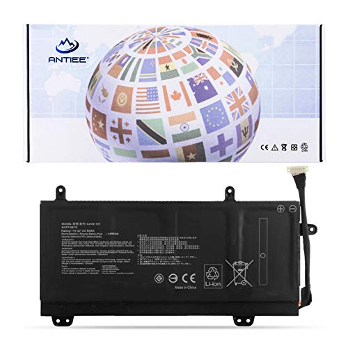 ANTIEE C41N1727 Laptop Battery Replacement for ASUS Zephyrus GM501 GM501G GM501GM GM501GS, ROG GU501 GU501GM GM501GS-XS74 GU501GM-BI7N8 Series 4ICP7 48 70 0B200-02900000 15.4V 55Wh