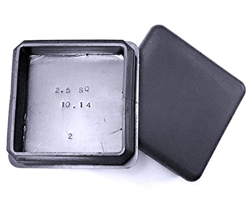 (Pack of 10) Square Plastic Plugs | Tubing End Cap, Furniture Glide Inserts | Fencing Post End Caps |Chose Size and Gauge | by SBD (2.50" (2-1/2"), 10-14 Gauge)