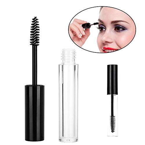 1Pc Mascara Tube, Mascara Bottle, Empty Eyelashes Tube Eyelash Cream Container Bottle Portable Container Bottle Empty Eyelashes Growth Oil Tube Container Empty Mascara Tube With Eyelash Wand(10Ml) #TOP6