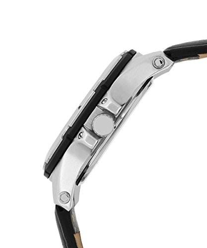 Image of TIMEX Leather E-Class Analog Black Dial Men Watch - D907, Bandcolor-Black