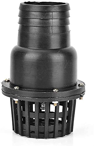 Waterpomp voetklep zwart PVC Lagedruk Savourless-terugslagklep voor soepele machine (3") (Size : 1.5") - Image 4