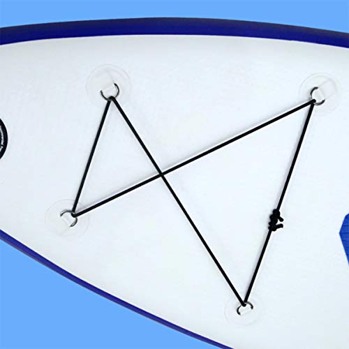 Correia de caiaque BESPORTBLE, cordão de segurança para canoa, alça de corda com gancho para prancha