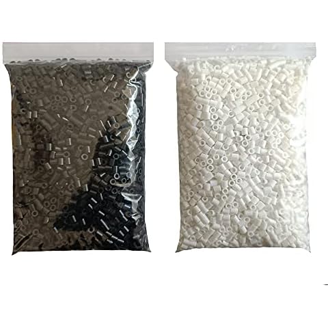 5MM White 2200pcs and Black 2200pcs Iron Beads Fuse Beads for Crafts,Handmade Decor DIY Make Cover
