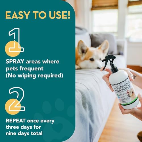 The Healthy Dog and Cat Co Natural Flea Spray for the Home 500ml – Fast-Acting, Non-Toxic Flea Spray for Dogs, Cats & Home – Safe & Effective UK Formula & Natural Treatment - Image 3