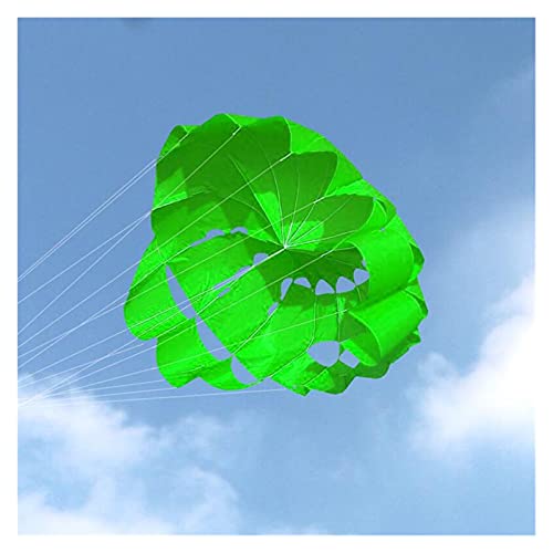 Kite Reel Accessories Large Power Dual Line Stunt Parafoil Parachute Rainbow Sports Beach Kite for Beginner wei Kites Factory Foldable and Durable (Color : Red)