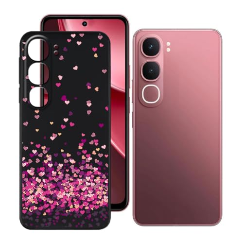 BUNALFaa Funda para Vivo Y31 5G (6.68') Teléfono, Capa Antigolpes de Silicona a Prueba de Caídas Protectora TPU Negro Suave Carcasa para Vivo Y31 5G -Cuidado