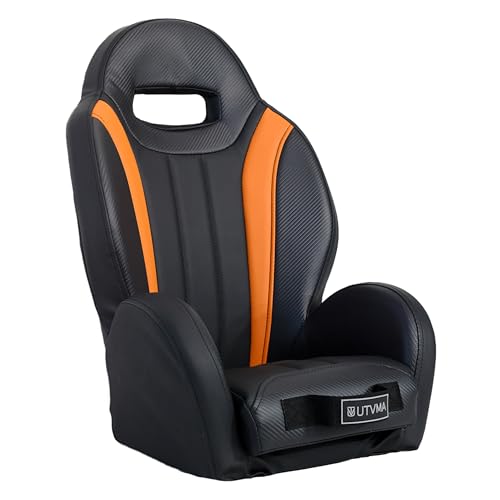 UTV Mini Kids Bucket Seat (Fits Stock & Aftermarket, Orange)