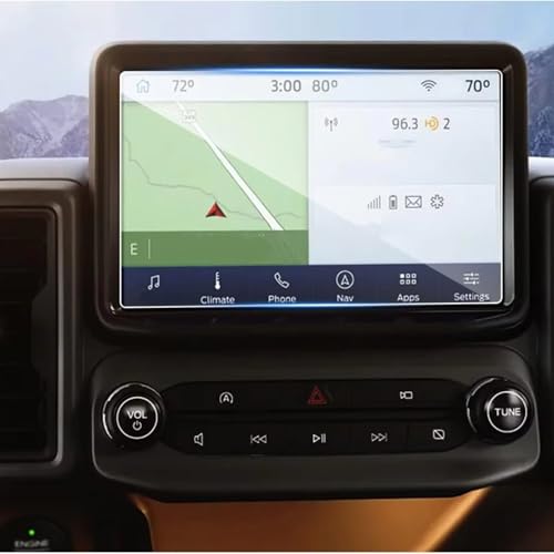 Film protecteur d'écran en verre trempé 8 pouces pour navigation GPS Bronco