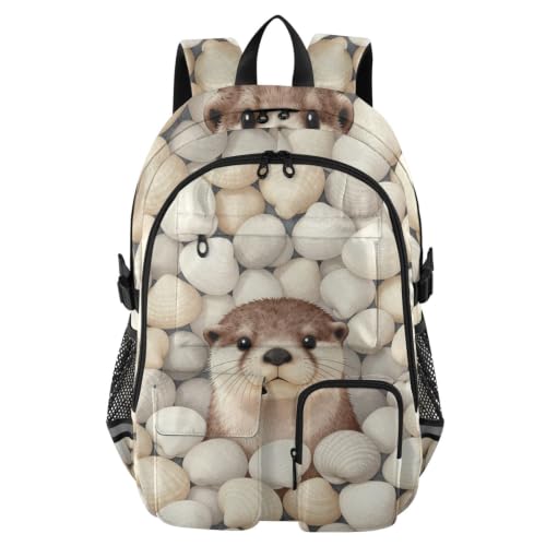 Mochila de viaje grande de nutria para portátil de 17.5" con diseño original