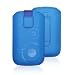 Produktbild Handytasche Gemustert passend für Apple iPhone 6 Handy Tasche Schutz Hülle Slim Case Cover Etui blau mit Klettverschluss