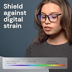 Gaoye Black Blue Light Glasses for Computer & Gaming - Anti UV Ray Lenses, Scratch-Resistant & Comfort Fit - Image 5