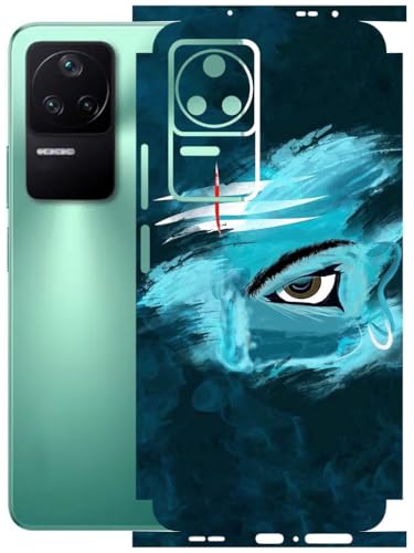 Image of AtOdds - Full Body Back Screen Guard Protector Film - Lamination Wrap Skin Sticker Compatible with Poco F4 (5G) | Scratchproof Matte Finish (Mahadev)