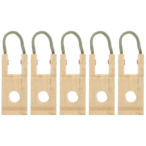 Mikinona Kit de 5 Piezas de Reparación para Piano Soportes de Eje de Material Sintético Color Caqui, Fácil de Instalar y Alta Relación Calidad Precio para Afinadores de Piano