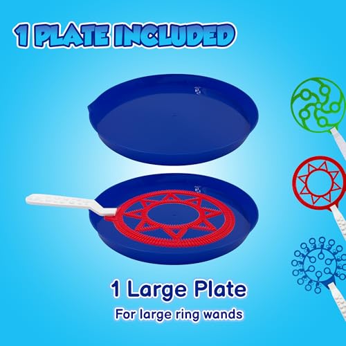 Giant Bubble Wands - Bubbles for Kids, Giant Bubbles, Bubble Toys, Large Blowing Rings, Variety Shapes Set for Big Soap Bubbles, Includes Huge Bubble Mix Solution Kit 11,19 Pack - Image 7