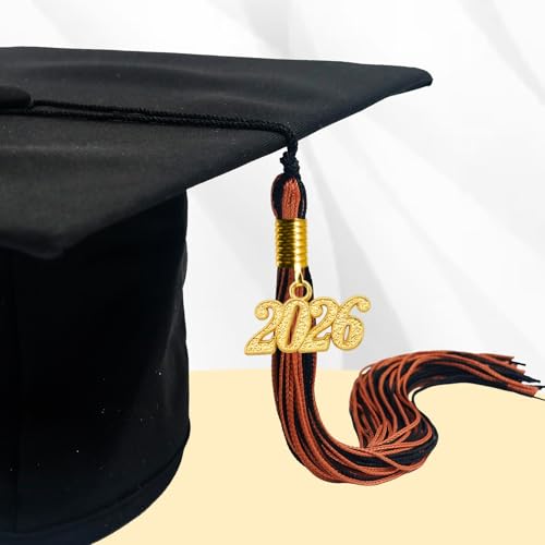 Image of GraduationMall Single&Multiple Color Graduation Tassel with 2026 Year Charm 9 inch