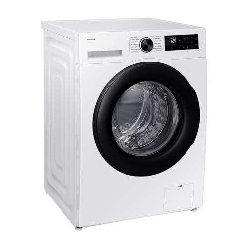 Samsung WW1BFG5U34AEEG Waschmaschine, 10 kg, EEK: A, AI Energy Mode, AI Ecobubble, SuperSpeed 39 Min., Hygiene-Dampfprogramm, WiFi, Weiß