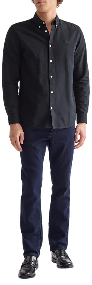 Wrangler - Camisa Hombre - Corte Regular - Oxford Shirt - Indigo Oxford