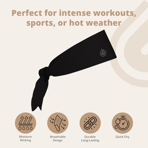 2.0 by Gymwrap - Sweat-Wicking Workout Headband for Women & Men - Adjustable Headband for Sports, Running & Outdoors4