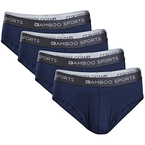 BAMBOO SPORTS B: Mens No Fly Briefs- Super Soft & Comfortable Fit Cover