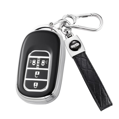 [Unhoke] N-BOX �J�X�^�� JF5 JF6 �L�[�P�[�X �z���_�ɓK�� �V�^�X�e�b�v���S�� �L�[�J�o�[ NBOX JF5 JF6 �V�r�b�N ZR-V ���F�[�� �L�[�z���_�[ �����X���C�h�h�A TPU�� ��G�肢�� ���� (����)