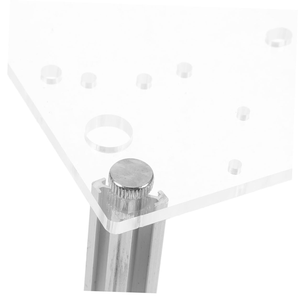 HOMSFOU Staffa per Case PC Aperto e Rack per Scheda Madre Matx, Supporto Compatto Singolo Strato per Test e Assemblaggio, Accessorio Computer Versatile per Appassionati e Tecnici