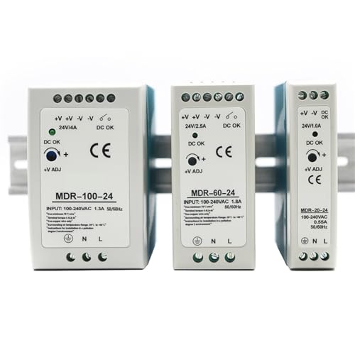 Transformateur rail DIN 24V 100W alimentation AC100-240V format mini