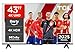 TCL 43PF650, 43" 4K UHD Smart TV, Fire TV (Dolby Vision, Dolby Atmos, DTS, HDR 10, Alexa Integrado, Airplay2, Miracast)