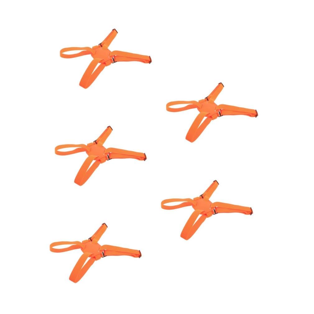 BESPORTBLE 5 Piezas Correa de Equipaje Correas de Equipaje Maleta Correas para Equipaje elástico cinturón de Viaje para Equipaje Correa de cinturón de Equipaje páginas Orange