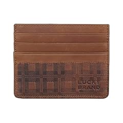 Plaid Embossed Leather - Brown