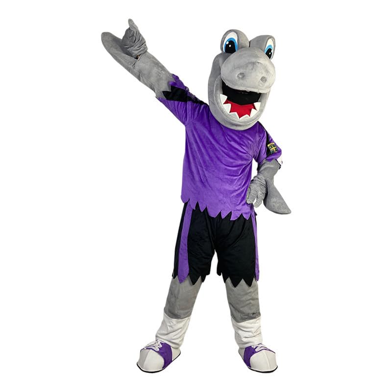 Sport Grey Shark Mascot Costume Fancy Dress Cosplay Clothes