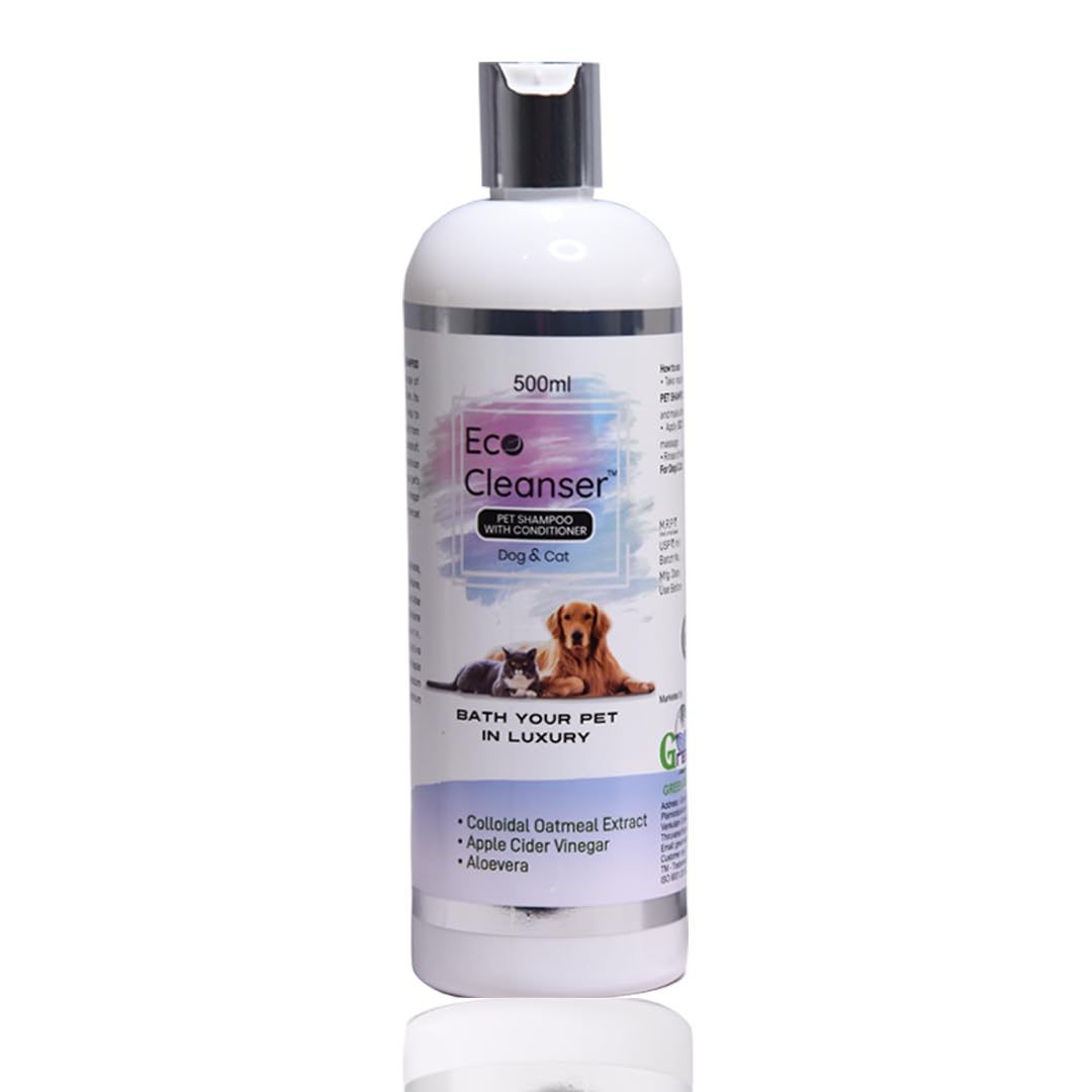 Pet Shampoo with Conditioner for Dog & Cat |Relief from itching,Dandruff & pH Balanced Dog Shampoo | Regular use Coat Cleansing Shampoo for Pets 500ML-image-49