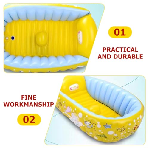 Piscine gonflable pour bébé baignoire portable intérieur extérieur - 7
