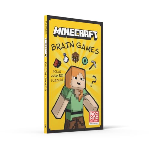 Image of Minecraft Brain Games: An official illustrated Minecraft children's puzzle book - perfect for kids into video games aged 7, 8, 9, 10 and 11 - new for 2025!