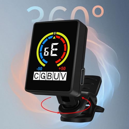 Accordeur de guitare à chargement USB pour guitare électrique acoustique, mandoline, basse, accordeur de guitare à clipser pour tous les instruments, avec écran couleur LCD à 360° - Les Beatles, Paul McCartney, John Lennon, RIngo Starr, George Harrison Accordeur de guitare à chargement USB pour guitare électrique acoustique, mandoline, basse, accordeur de guitare à clipser pour tous les instruments, avec écran couleur LCD à 360° – Image 5