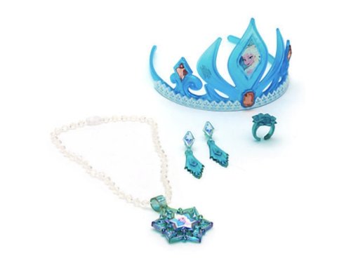 Preisvergleich Produktbild Tiara and Jewery Set Elsa Frozen