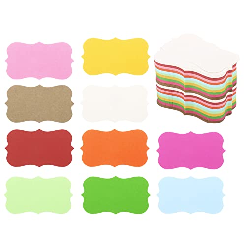 Tarjetas de papel en blanco pequeñas de colores para notas de estudio y etiquetas PATIKIL