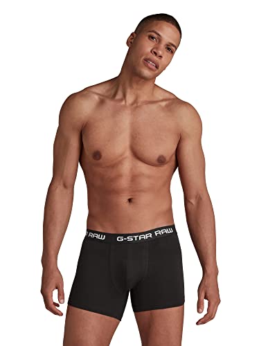 G-STAR RAW Herren Classic Trunks 3-Pack, Schwarz (Black/Black/Black D03359-2058-4248), XL – Ansicht 2