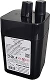 Berger & Schröter | Batteria 4R25, 6,4 V 6 Ah, LiFePo4 per mangiatoia Selvaggio, batteria di ricambio da 6 V, batteria per lanterne, batteria da campeggio, lampada da cantiere