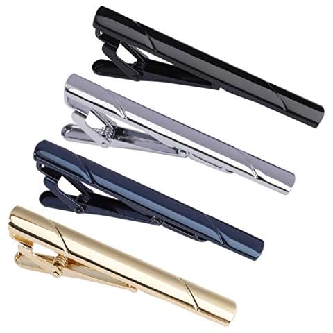 MengH-SHOP Clip de Corbata 4 Piezas Cover