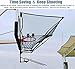 Ryanang Basketball Rebounder Shot Returner Hanging Return Attachment for Hoop Metal Net for